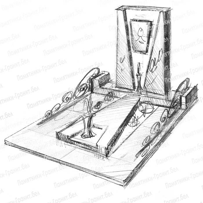 эскизы эксклюзивных памятников фото