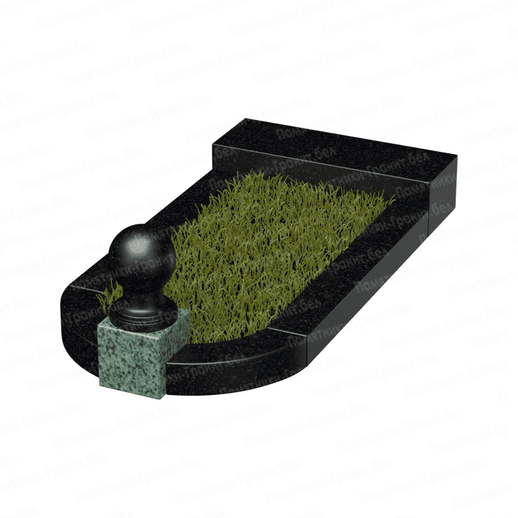 Гранитный цветник в Каменец