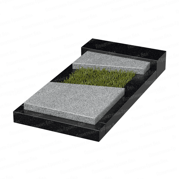 Гранитный цветник в Каменец фотография